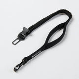 Multipurpose Seatbelt Handsfree Leash & Poop Bag Holder Set - Black