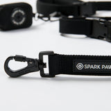 Multipurpose Seatbelt Handsfree Leash & Poop Bag Holder Set - Black
