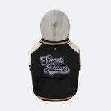 Dog Varsity Jacket - Black