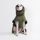 Dog Raincoat - Green Brown||size:S,M,L,XL,2XL,3XL,4XL
