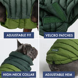 Green PuffShield Jacket||size:S,M,L,XL,2XL,3XL,4XL
