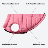 Dusty Pink Warmshield Jacket||size:S,M,L,XL,2XL,3XL,4XL