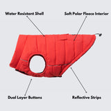 Red Warmshield Jacket||size:S,M,L,XL,2XL,3XL,4XL,5XL