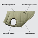 Olive Warmshield Jacket||size:S,M,L,XL,2XL,3XL,4XL,5XL