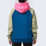 Color Block Human Hoodies