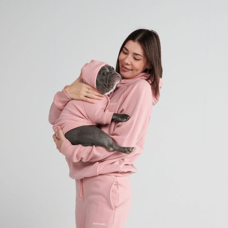 Essential Dog Hoodie - Dusty Pink