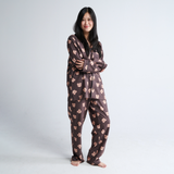 Human Pajama Top - Bear Black