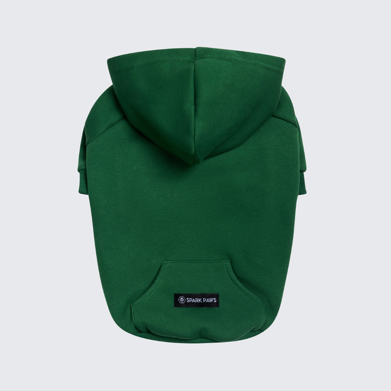 Essential Dog Hoodie - Cobalt Green