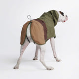 Breatheshield™ Dog Raincoat - Green Brown Tan