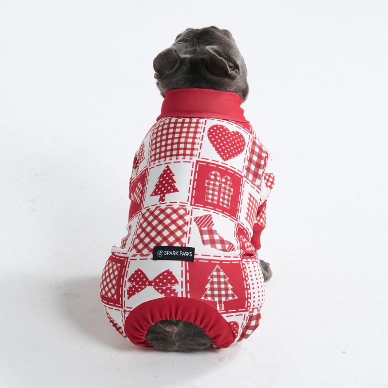 Festive Patchwork PJ||size:S,M,L,XL,2XL,3XL,4XL,5XL