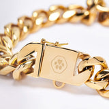 Gold Chain Dog Collar 20mm