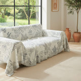 Pet Couch Cover - Lily of The Valley Grey