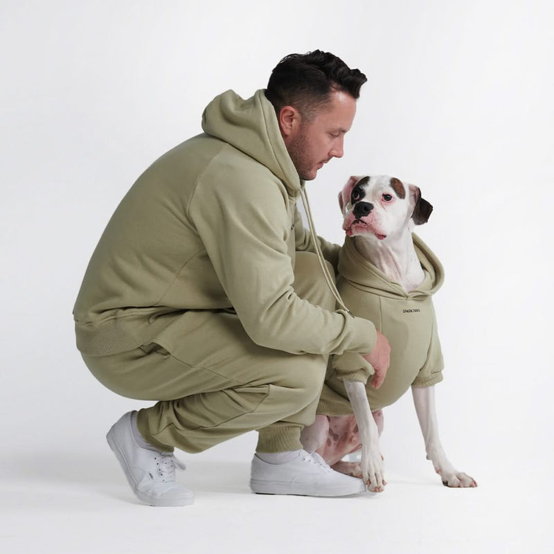Essential Human Hoodie - Olive Green