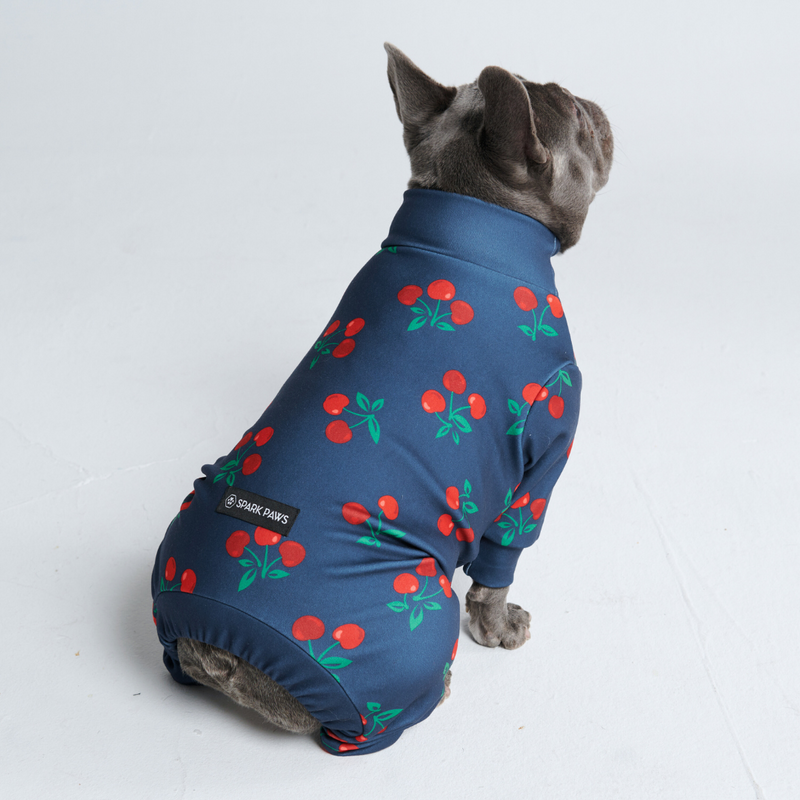 Dog Pajama - Cherries