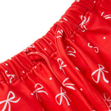 Human Pajama Pants - Red Bows||size:S,M,L,XL,2XL