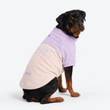 Lilac Cream Plush Fleece Dog Sweater||size:4XL