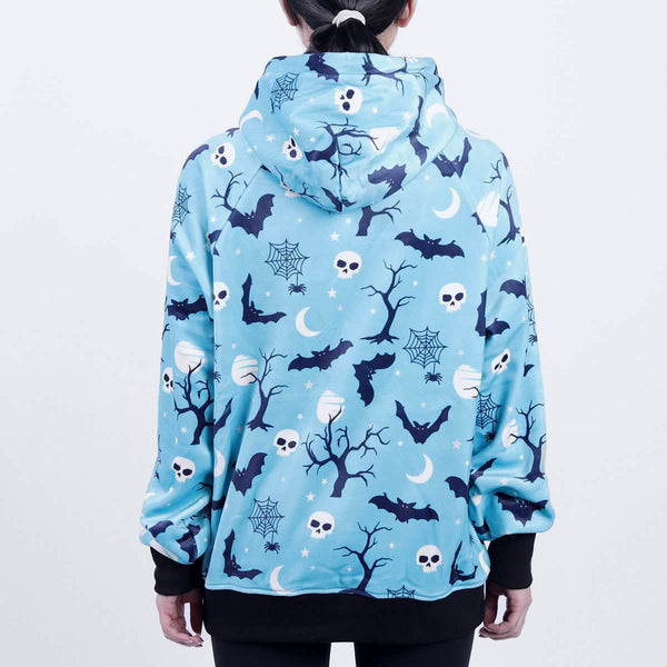 Halloween Human Hoodie - Teal