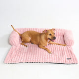 Luxury Couch Cover Dog Bed - Pink