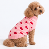 Hearts Dog Sweater||size:L