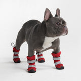 Flex Shell Water-resistant Dog Boots - Red