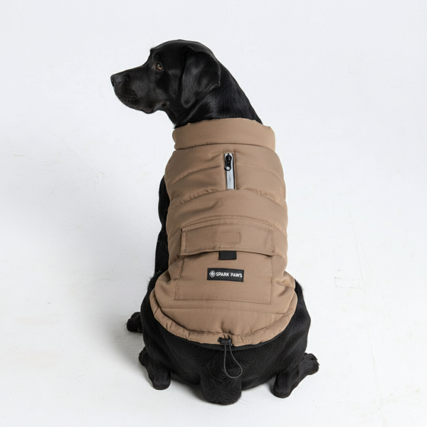 WarmShield Water-Resistant Jacket - Tan