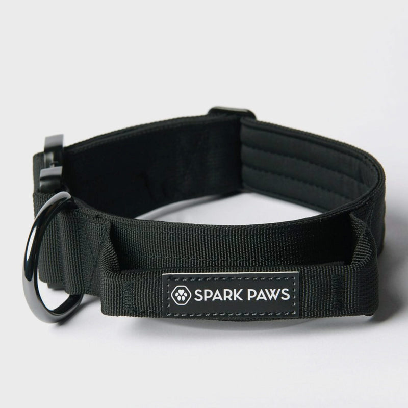 Tactical Dog Collar Set - Black (1.5"/4cm)