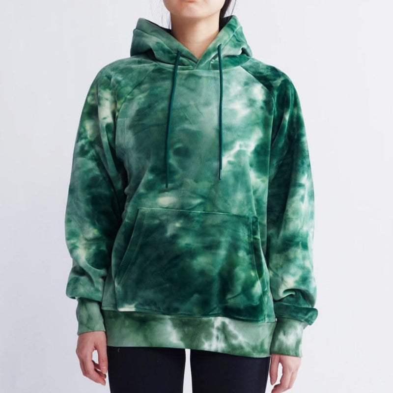 Velvet Human Hoodie - Emerald Green