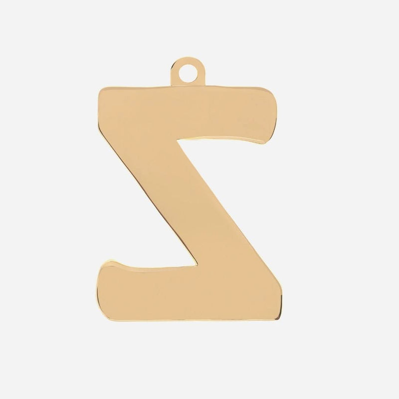 Initial Letter Jewelry Tag - Z