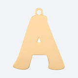 Initial Letter Jewelry Tag - A