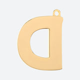 Initial Letter Jewelry Tag - D