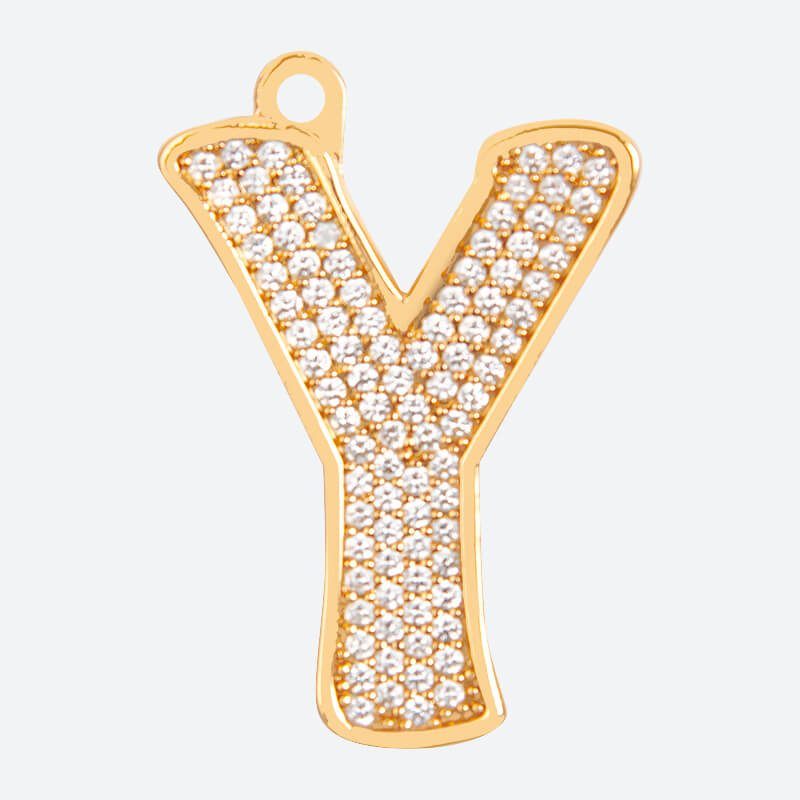 Initial Letter Jewelry Tag - Y
