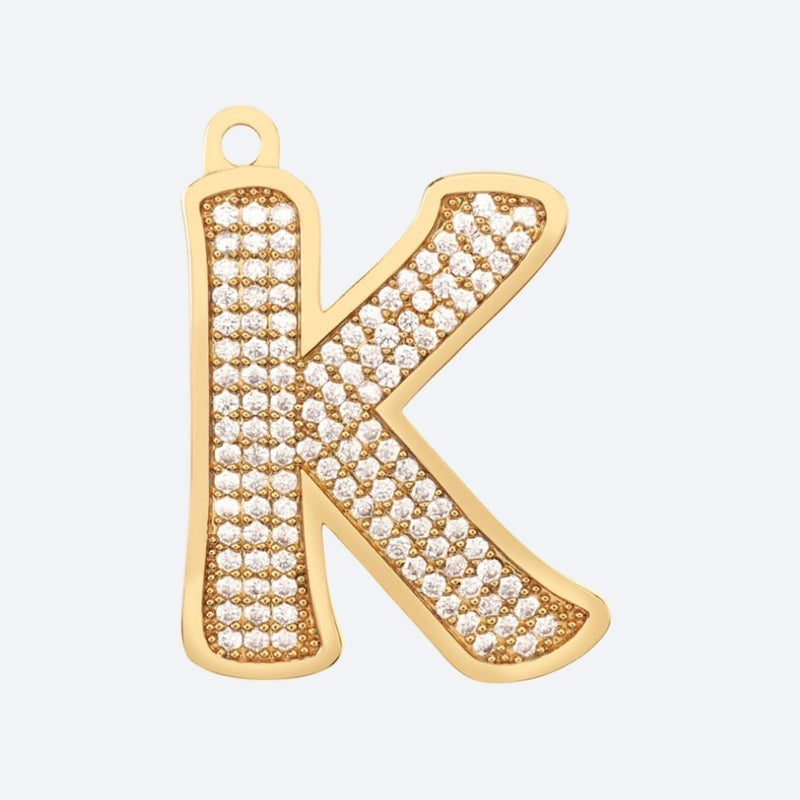 Initial Letter Jewelry Tag - K