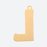 Initial Letter Jewelry Tag - L