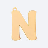 Initial Letter Jewelry Tag - N