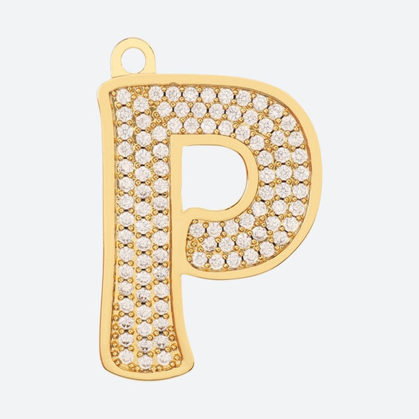 Initial Letter Jewelry Tag - P