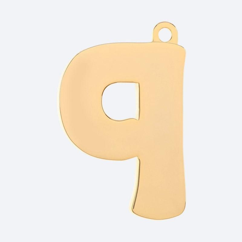 Initial Letter Jewelry Tag - P