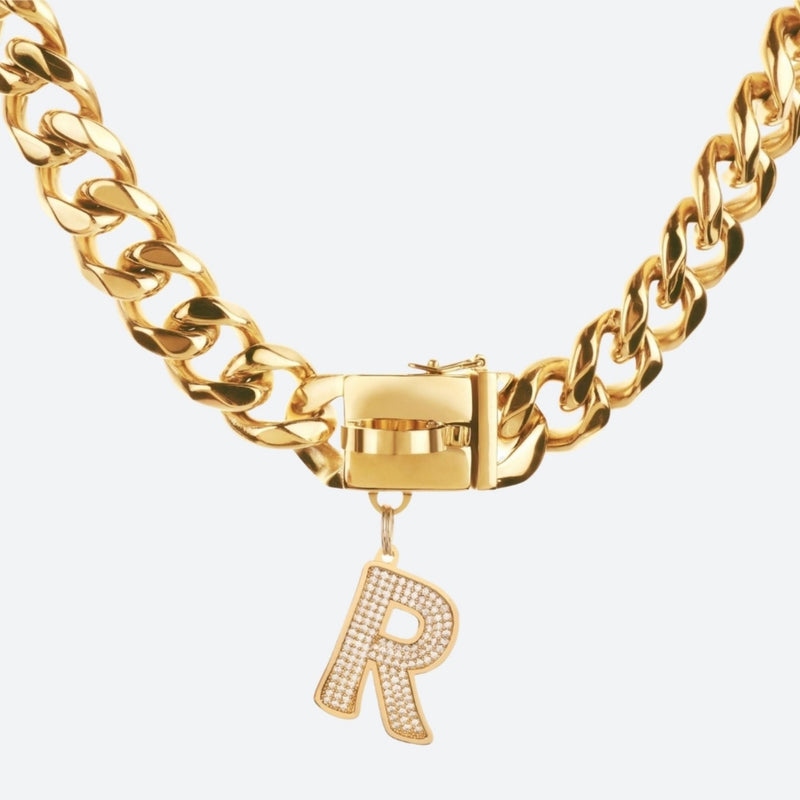 Initial Letter Jewelry Tag - R
