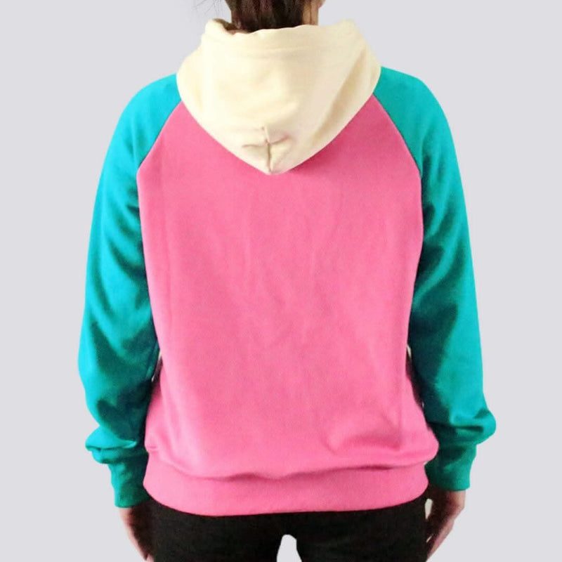 Turquoise and hotsell pink hoodie