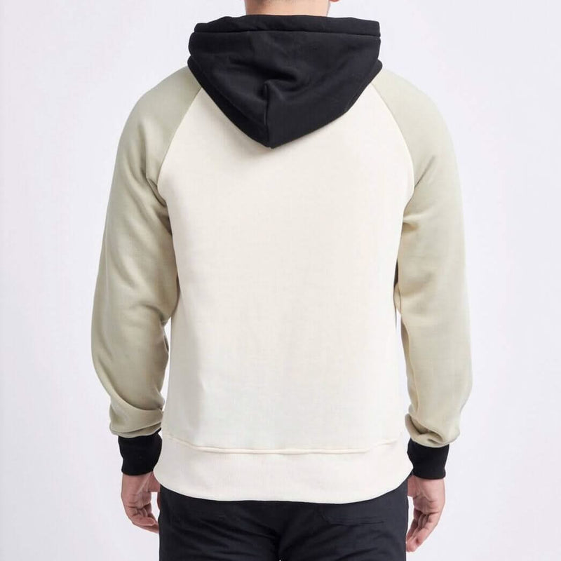 Olive Cream Human Hoodie