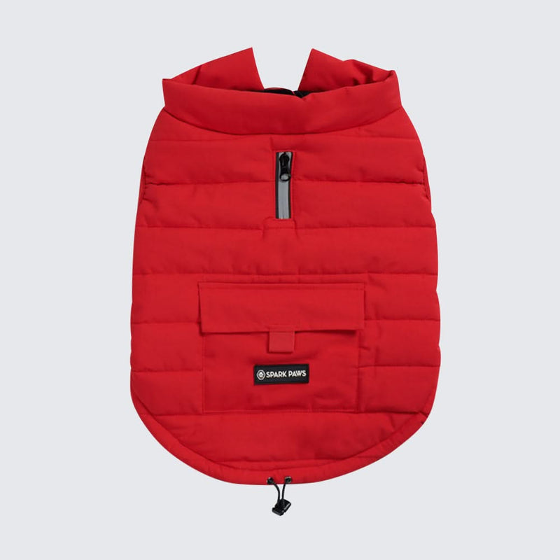 WarmShield Water-Resistant Jacket - Red (SIZE S)