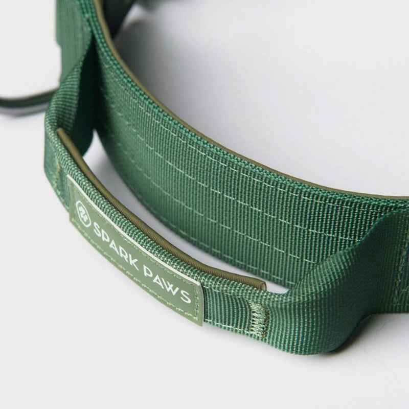 Tactical Dog Collar - Army Green (1.5"/4cm)